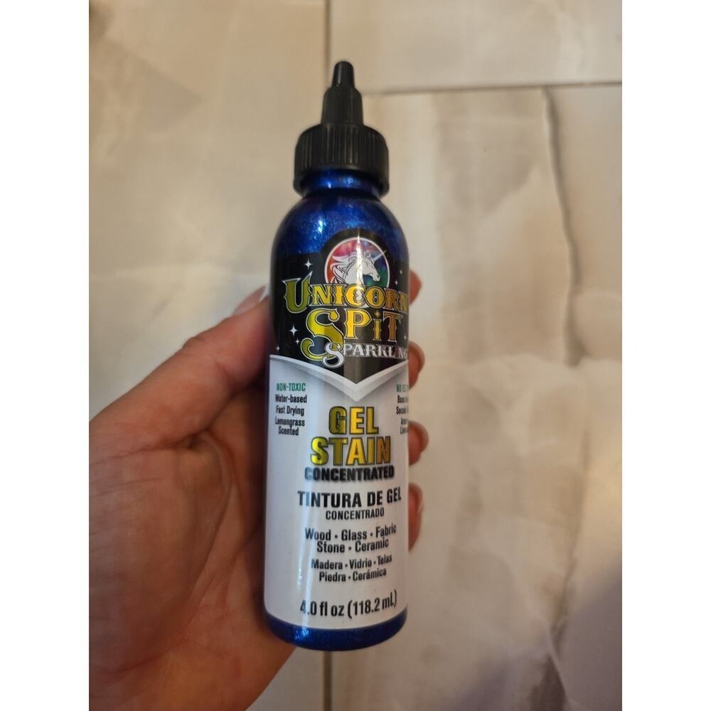 Gel Stain Glaze Sapphire Swift 4.0 FL OZ Bottle Blue 0423010C 19aw10 D4